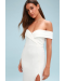 Song of Love White Off-the-Shoulder Maxi Dress
